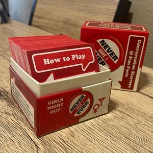 Never have I ever game Girls night out version